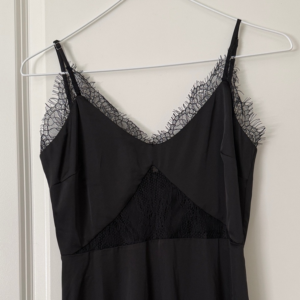 Petal & Pup Black Lace Detail Chemise